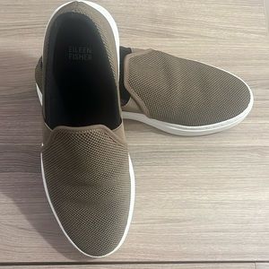 Eileen Fisher slip on mesh sneakers